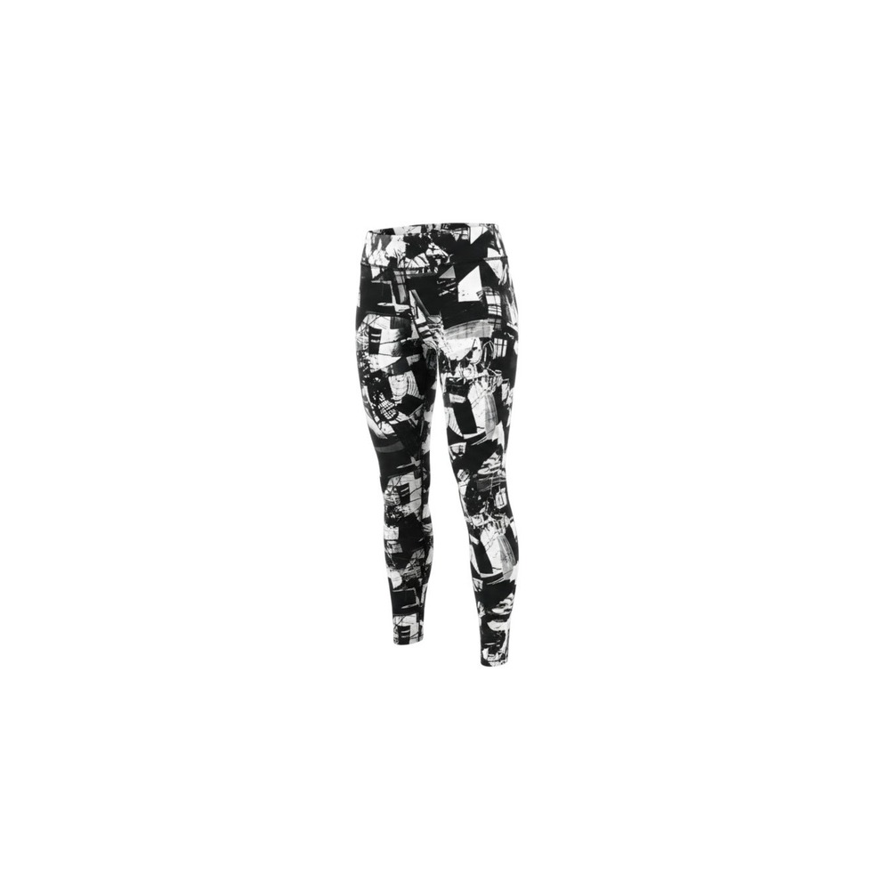 Impact Jillian Michaels Leggings Womens Large Black White Abstract Capri Workout